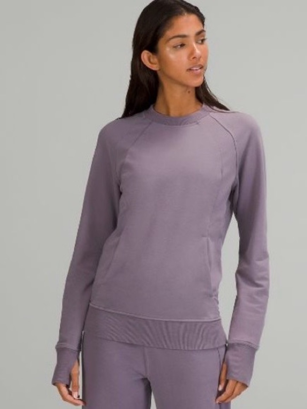 Lululemon Scuba Crew Neck Pullover Sweatshirt w/Kangaroo Pockets